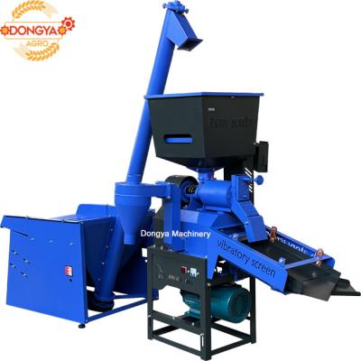 China Single Phase 6N50V Vibration Rice Mill Machine + Destoner And Elevator for sale