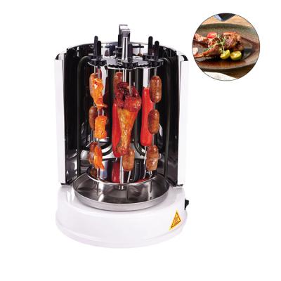 China Wholesale Electric Chicken Kebab BBQ Grill Easily Cleaned Vertical Grill Machine For Sale for sale