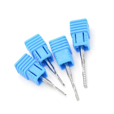 China Router Single Bit Long Life Spiral Tungsten Carbide Cutter Spiral Tungsten Carbide Cutter PVC Chipboard PVC Chipboard Cutting Tools for sale