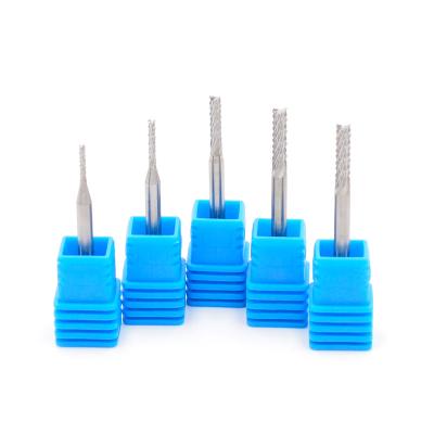 China TOP Smooth Stability Sharpness Precision Carbide Compression End Mill Solid Corn Teeth Finish Mills Woodworking Cnc Router Tool For for sale