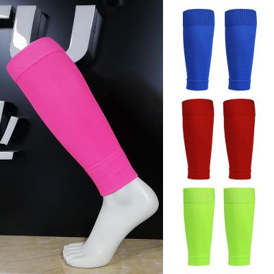 China Konlee Universal Wholesales Leg Protector Calf Compression Sleeve Youth Men Soccer Leg Compression Sleeves 10 Colors for sale