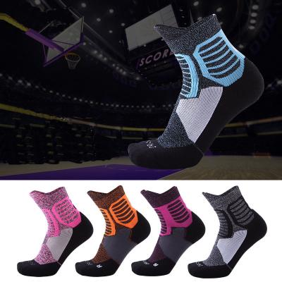 China Custom KonLee Men's Basketball Wholesale Breathable Logo Gym Sports Men's Embroidered High Quality Customized Elite Sports Basketball Socks for sale