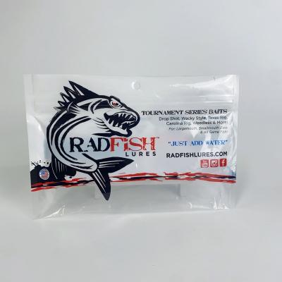 China Moisture Proof Custom Fish Bait Bags Food Packaging Bags Food Packaging Zipper Pouch Worm Bait Bags Soft For Lures for sale