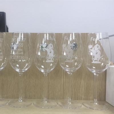 China Eco-friendly Customized Special Glass Wine Glass Manufacturer 400ml Hand Blown Glassware for sale