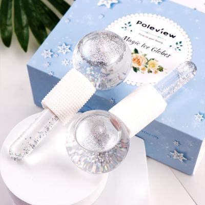 China Skin Tightening 2021 New Face Massager Ice Globes Cryo Facial Globe Sticks For Massage Ice Cooling Globes for sale