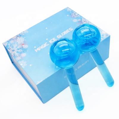 China Wholesale Skin Revitalizer New Product Factory Wave Massage Ball Summer Cooling Ice Globes Facial Roller for sale