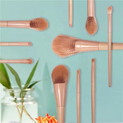 China Wholesale Long Lasting Makeup Brush Set 12 Pcs Beauty Cosmetics Beauty Cosmetics Density Soft Hair Long Lasting Makeup Brush Set for sale