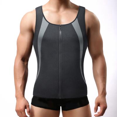 China Factory Wear Neoprene Gear Vest Sweat Corset Men's Factory Wear Fitness Clothing Neoprene Material T-Shirt for sale