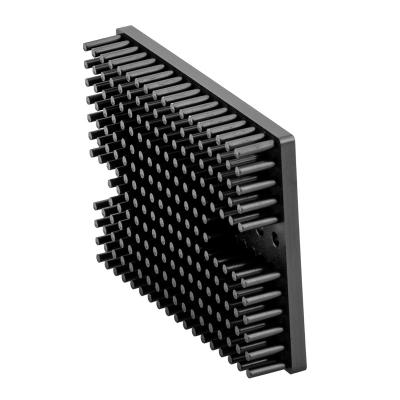 China LED Heatsink 3W Length Width 65*45mm And Height 10mm Black Anodic Oxidation Rectangle Led Light Aluminum Pin Fin Ram Heat Sink for sale