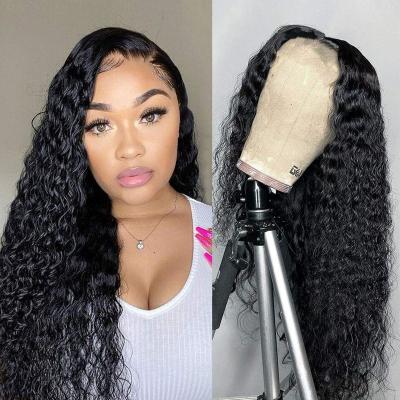 China Water Wave Brazilian Lace Front Human Hair Wigs For Color Women Remy Hair Wet And Wavy Water Wave Wig for sale