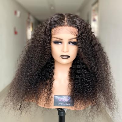 China Curly Curl Drop Shipping Short Hair Kinky Curly Wig For Women Remy Brazilian Hair Natural Part Curl Wigs for sale