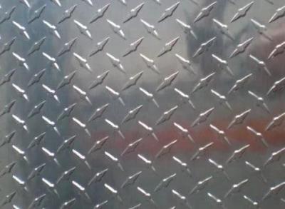 China 1000 3000 Series Diamond Embossed Aluminum Sheet Metal for sale