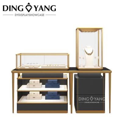 China Modern Fashion Style Luxury Jewelry Showcases, Glass Jewelry Showcase Furniture No Installation for sale