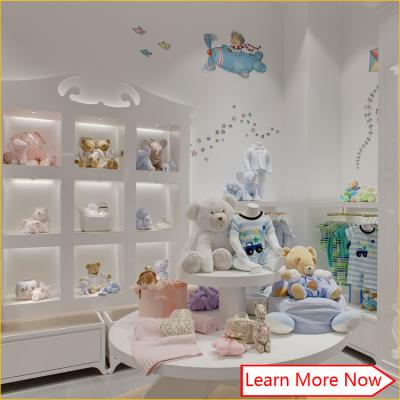 Κίνα High end fashion wooden white painting kids clothing stores baby girl clothes προς πώληση