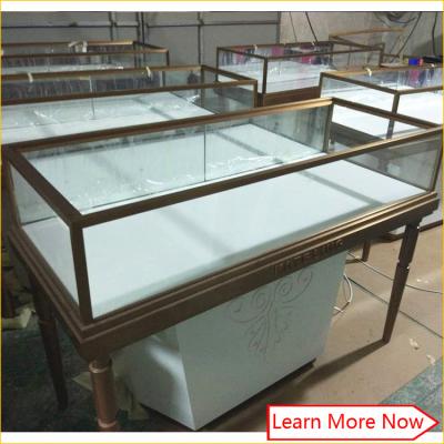 China Modern luxury jewelery showcase display cabinet,jewelery counters,led light cabinet jewelery showcase for sale