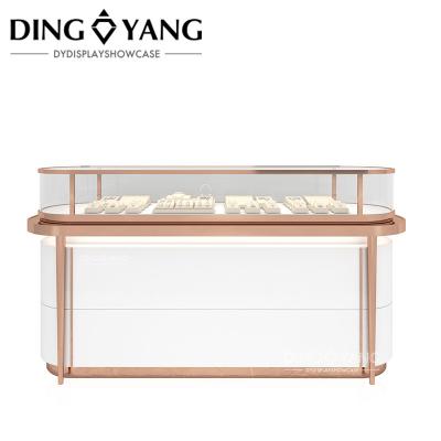 China High End Custom Made Tabletop Jewelry Display Case, Good Quality Jewelry Showcases, Offer Whole Store 3D Design Service for sale