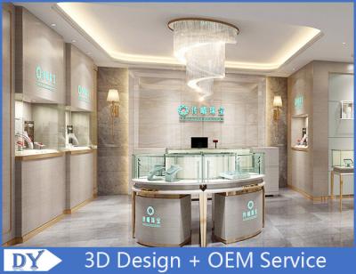 China Elegant Stainless Steel Showroom Jewellery Display Counter 1325X550X950MM for sale