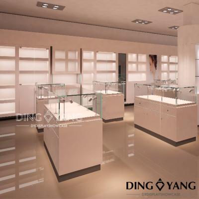 Cina Showroom Glossy Chiusurabile Visualizzazione gioielli in vendita