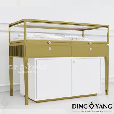 Cina Contatore dell'esposizione dei gioielli dell'OEM dell'ottone 1200x550x950mm in vendita