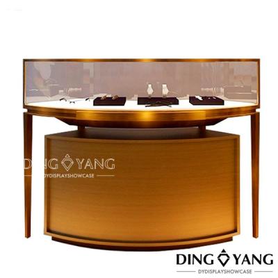 China Fully Assembled Lockable Jewellery Shop Display Counters for sale