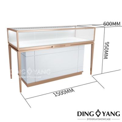 China Modern Design Jewelry Store Display Case with Hidden LED Lights for sale