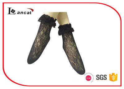 China Attractive Fishnet Ladies Silk Socks Unique Design Women Trouser Socks for sale