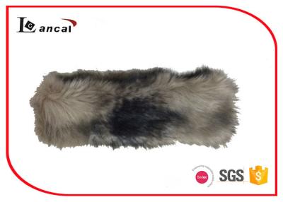 Cina Sciarpe 7×28 cm della reticella per capelli delle signore del collo della pelliccia del Faux del visone con la banda elastica in vendita