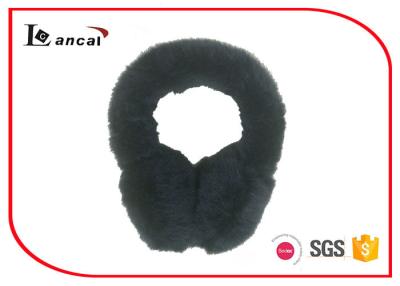 China Warm Winter Ear Muffs For Men , Full Covered  Black Faux Fur Earmuffs for sale