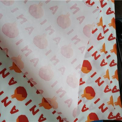 China PE Coted Greaseproof Printable Butcher Wrapping Paper for Burger Sandwich Pizza Shawarma for sale