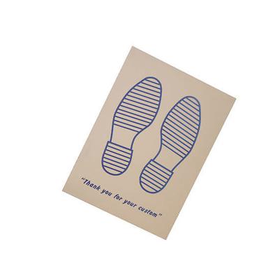 China White Paper Anti-Slip Disposable Car Floor Mats With Printed Feet for sale