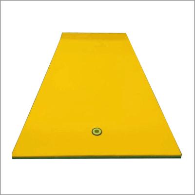 China Colored Floating Splash Mat , Roll Up Floating Mat Tear Stop Nylon Inner Matrix for sale