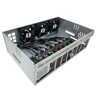 China With Fan Alibaba Vendor 13 GPU Case Support RTX 580/1080 ti/5600XT/5700XT GPU Case Five Star Installation for sale