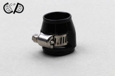 China Universal Racing Parts Black Anodized Hose Clamps Oil Cooling Connector Series for sale