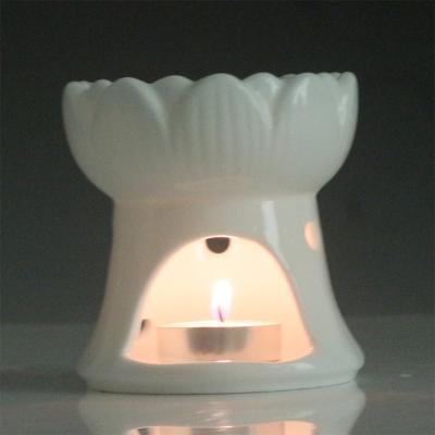 China AROMATIC Ceramic Oil Burner Flower Aroma Burners Matched Wax Warmer Aromatherapy Pies Holder Candle Scented Diffuser Home Bedroom Deco for sale