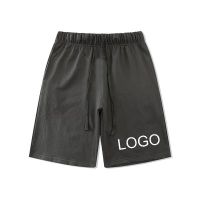 China QUICK DRY Custom Logo Men's Gecai Casual Shorts Elastic Waist Cotton Shorts Mens Basketball Pants for sale