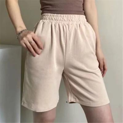 China Wholesale Custom Women's Summer Cotton Sweat Shorts Breathable Shorts Women's Breathable Gym Shorts for sale