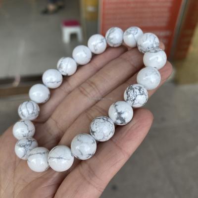 China Real Lucky Healing Natural Precious TRENDY 6 Stretch Gemstone 8 10 12mm Genuine Crystal Stretch Stone Bead Bracelets for Women and Men for sale