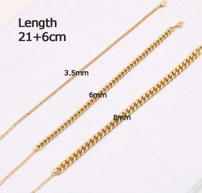 China BOHIME Boho Minimalist Designs Hypoallergenic Summer Titanium Steel Anklet Chain Jewelry for sale