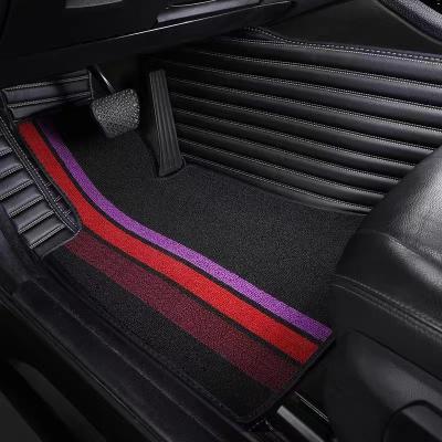 China Business / Factory Price Luxury Manufacturer Supplier Orange Display Rubber Floor Mats For Chevrolet Onix Car Mats for sale