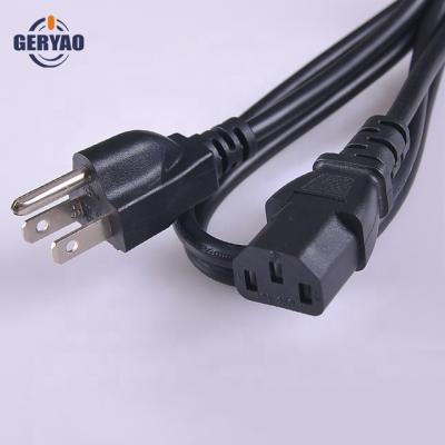 China American Home Appliance USA Standard 3 Pin AC Power Connector With Male Female Plug And Cable for sale