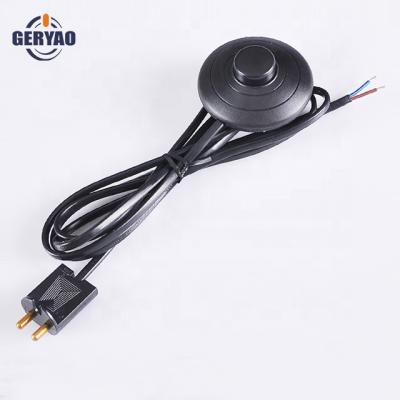 China High Quality Home Appliance Sweden Lamp Cordset With Socket And Foot Pedal Switch for sale