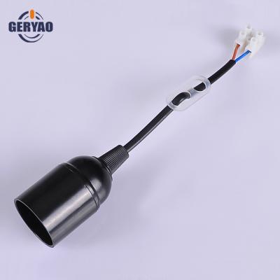 China Screw wholesale 20cm extension cord with E27 for socket and terminal block for sale