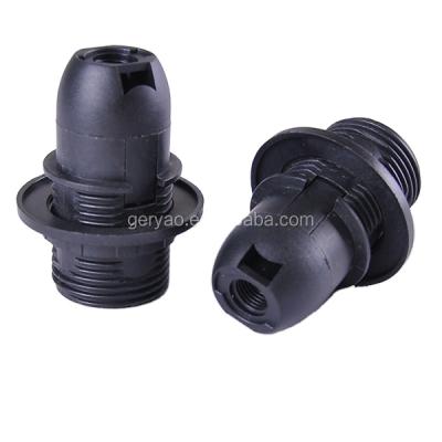 China Plastic Screw Cap E14 Half Threaded Lamp Base For Wall Lamps for sale