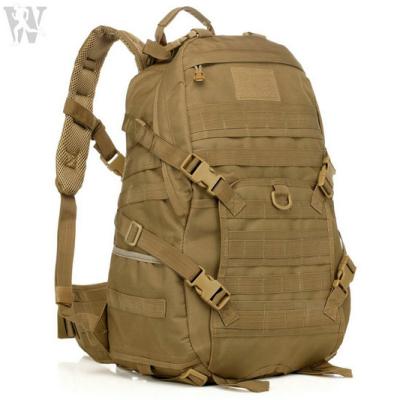 China Tan Hiking Military Bag Tactical Rucksack Bag Waterproof Custom Outdoor Backpack for sale
