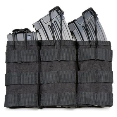 China Military Tactical Pouch Mag Holder Triple Airsoft Molle Mag Pouch Adjustable Army Duty Pouch M4/M16 Magazine for sale