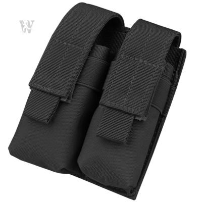 China Outdoor Sport Adjustable Nylon Mag Molle Pouch Military Tactical Rifle Molle Magazine Utility Pouch Dual for sale