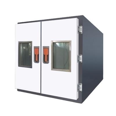 China SUS 304# stainless steel environment temperature and humidity walk-in chamber with vibration test system for sale