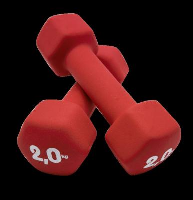 China Durable High Quality Vinyl Dumbbell Red Hex Dumbbell Buy Customizable Dumbbell Online for sale