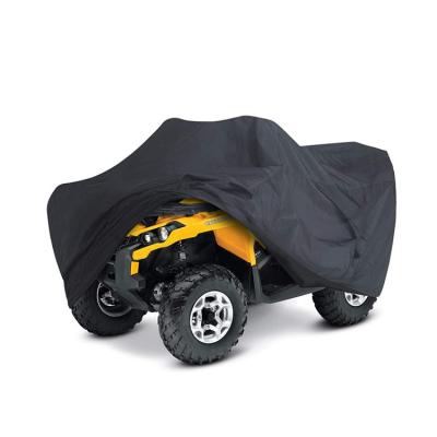 China Anti-uv/Rainproof/Dustproof high quality 420d custom size Weather Protection Waterproof ATV Cover Sun UV Dust Rain Protection ATV storage cover for sale