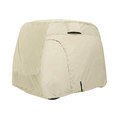 China Anti-uv/Rainproof/Dustproof custom size 600D Amazon Hot Sale Waterproof Foldable Golf Cart Cover 4-seater Golf Cart Rain Cover for sale